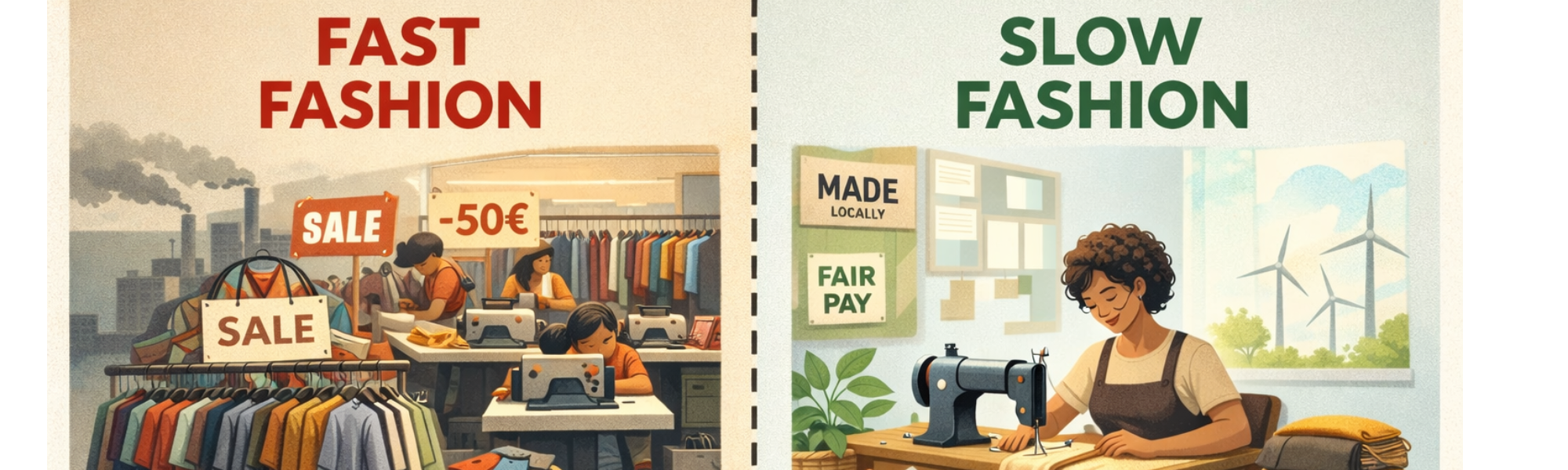 Fast fashion vs slow fashion